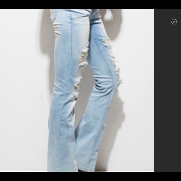 Slim Bootcut light wash jeans - Picture 2 of 2